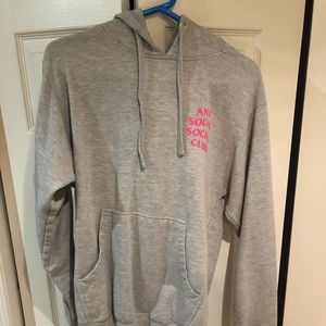 Anti Social Social Club Gray Classic Hoodie